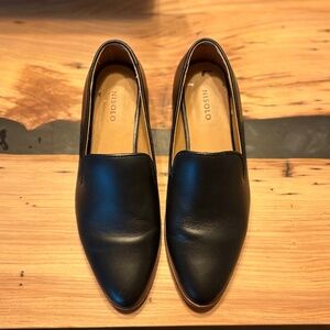Nisolo Loafers | Black Leather | sz 7 | Everyday Slip On Loafer